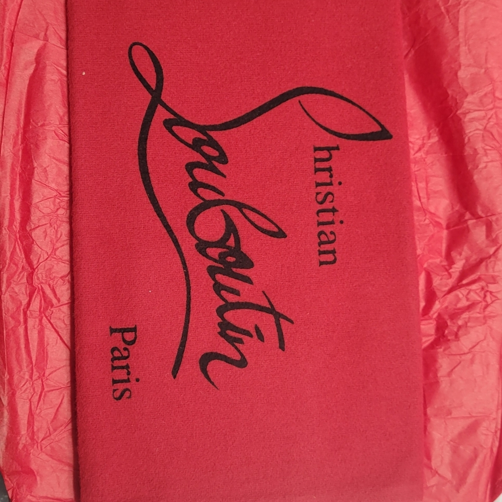 Brand New Size 10/42 Christian Louboutin Kate 85 Veau Velours  Black Court Hees
